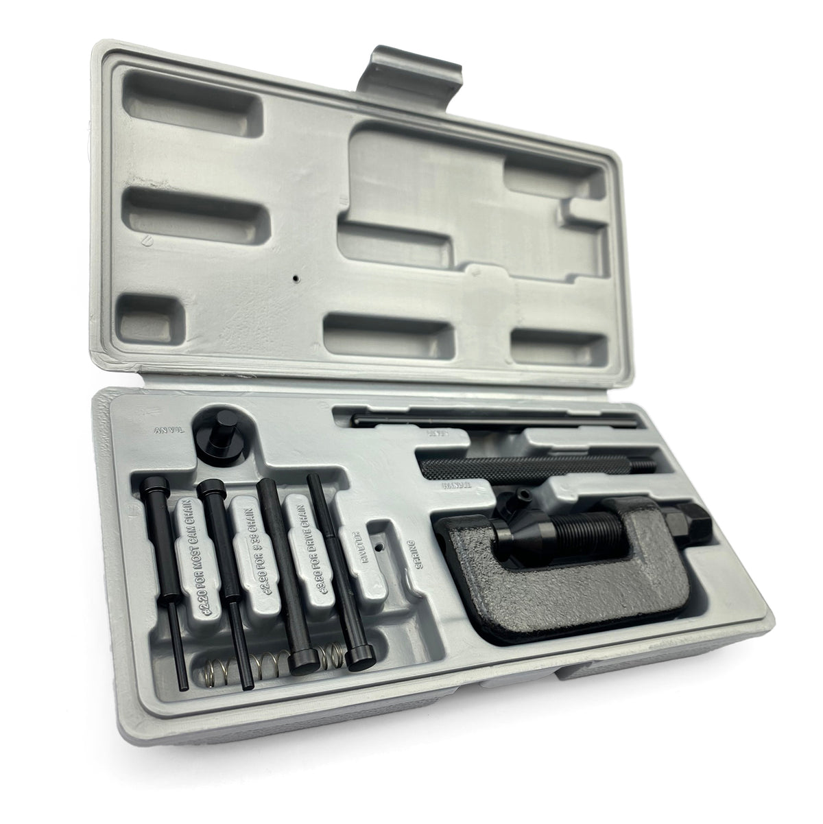 Dirt Racing Chain Breaker & Riveting Tool Kit 35-630 Pitch 2.2mm 2.9mm 3.8mm Pins