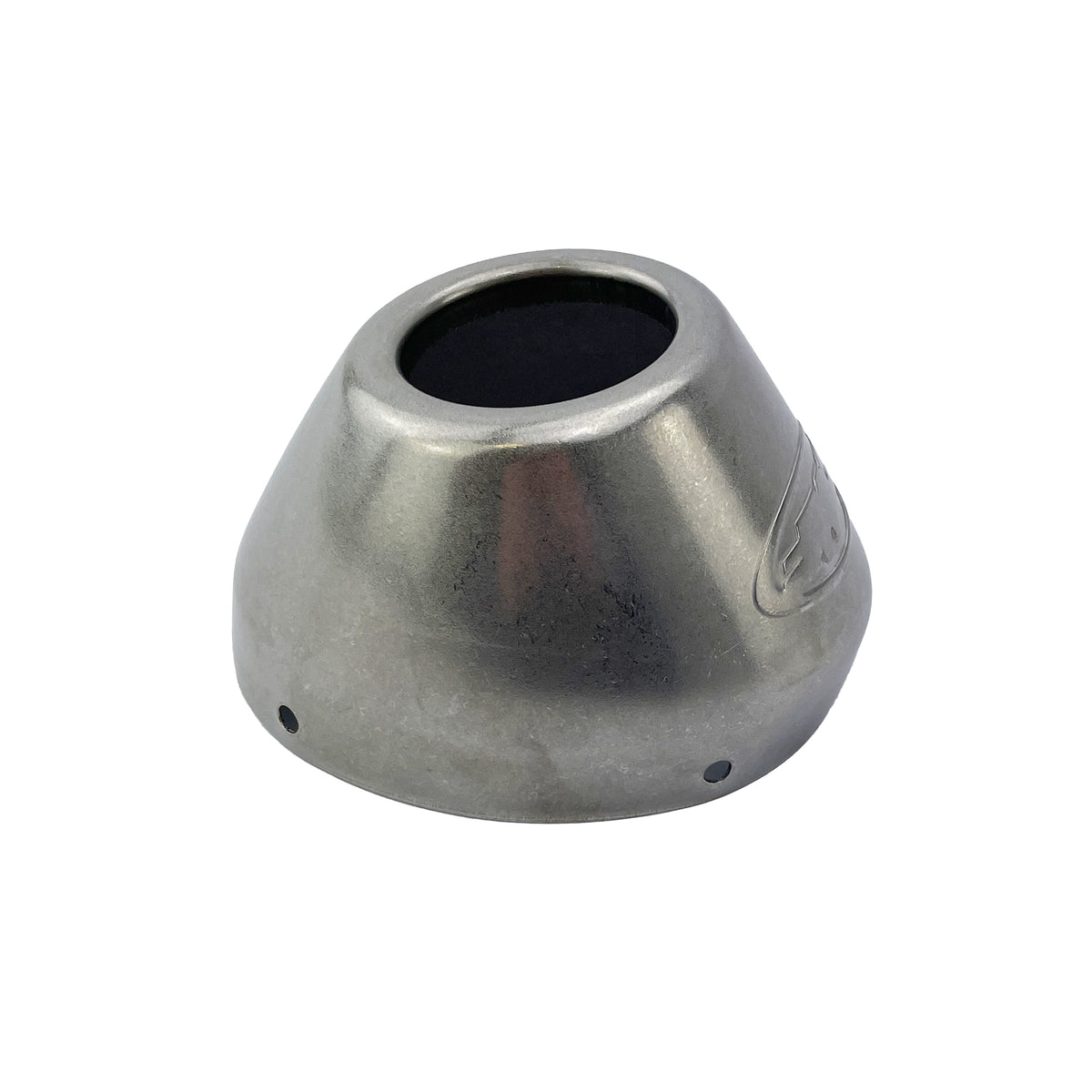 FMF P-Core 4 Q4 Ti Exhaust End Cap Stainless Slash Cut - FMF 040635