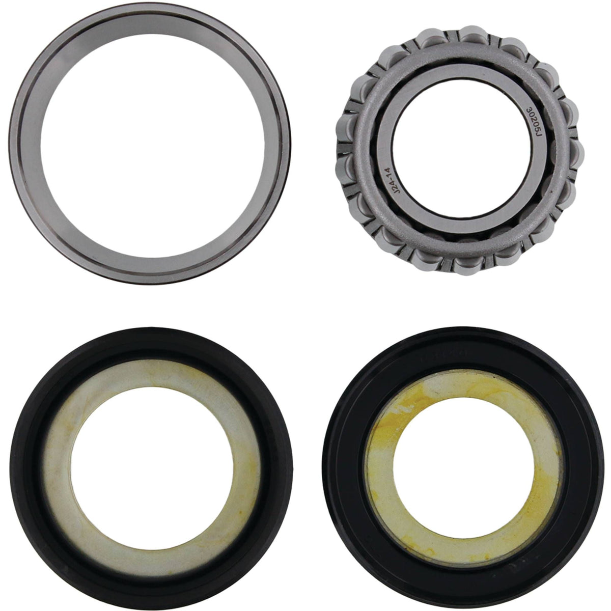All Balls Racing Bearing Taper & Seal Kit Allballs 30205J-5 25×52×16.5MM (Suits 25×52×16.25 & 25×52×17)