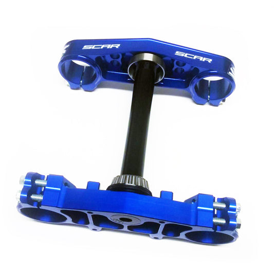 Scar Racing Triple Clamps Blue YZ 65 85 Offset 25mm SCAR S1422