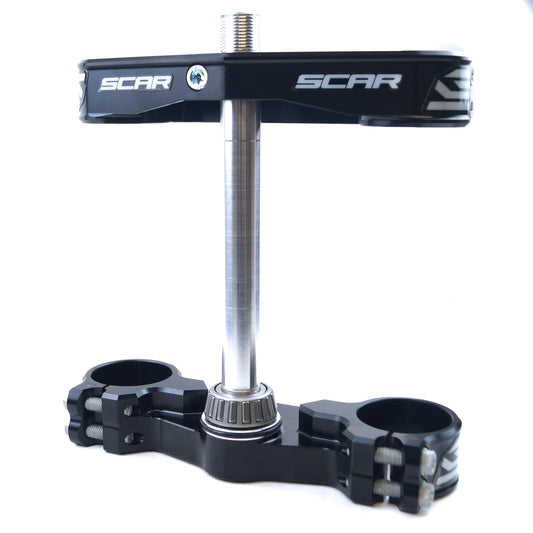Scar Racing Triple Clamps Black 21-23 SX 65 Offset 22mm SCAR S5415BK