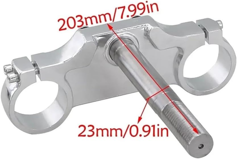 Factory Image Racing Pit Bike Triple Clamp Set 45mm 48mm Forks With 22mm Handlebar Mount Risers
