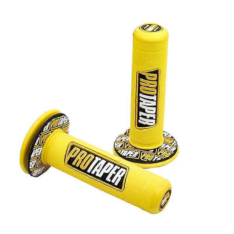Yellow Pro Taper Handlebar Grips – Premium Universal 7/8”