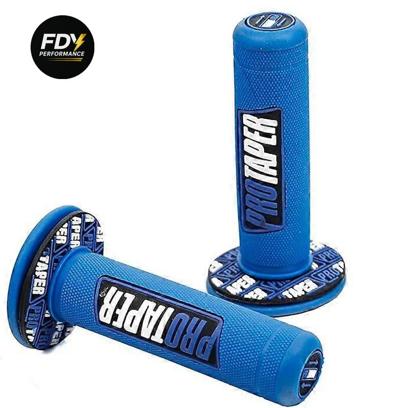 BLUE Pro Taper Handlebar Grips – Premium Universal 7/8”