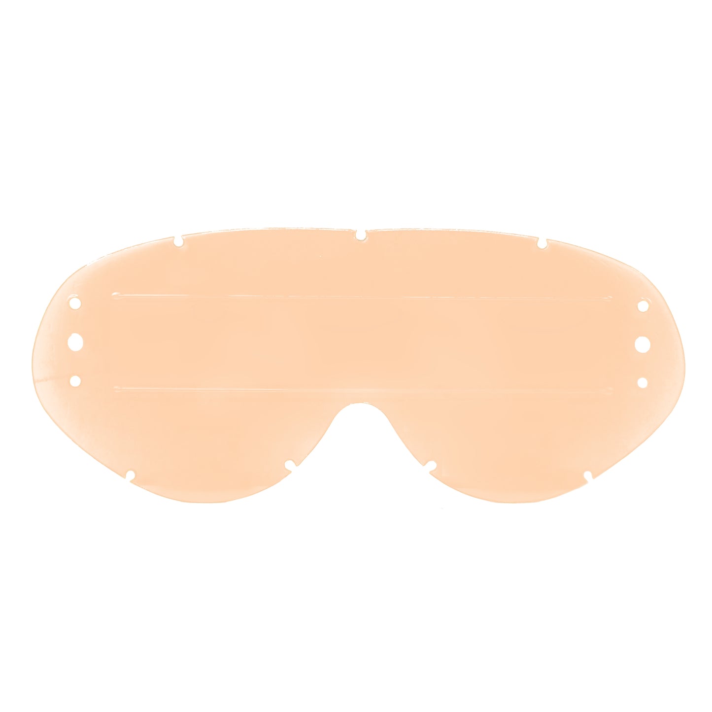 HYBRID ROLL OFF LENS PINK RAISED STRIP, ANTI FOG, ANTI SCRATCH, LPR201R