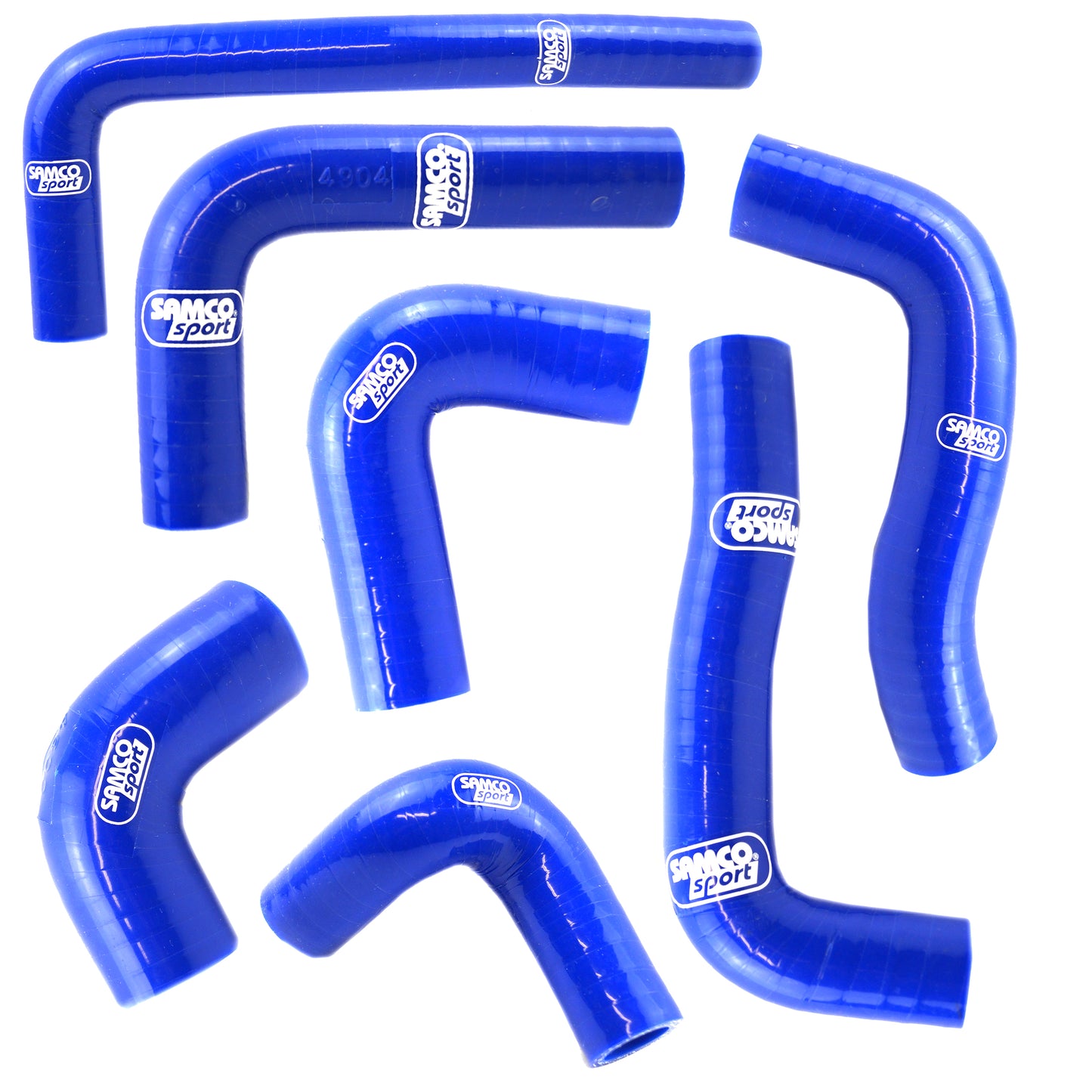 COOLANT HOSE 7 PIECE KIT BLUE 14-17 BETA 350 390 430 480 500 OEM DESIGN SAMCO BET-9-BU