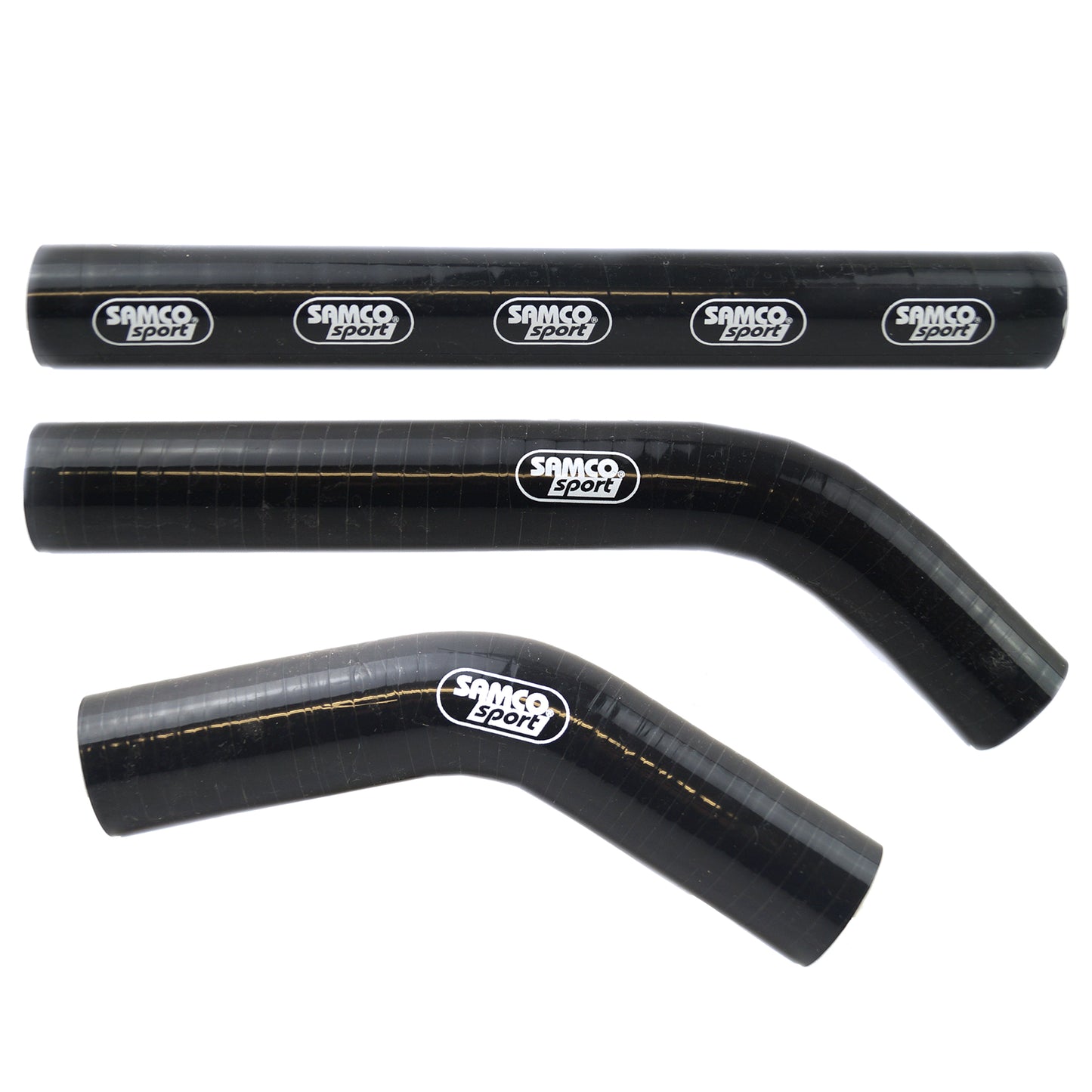 COOLANT HOSE 3 PIECE KIT BLACK 07-10 KTM 250 300 SX XC SAMCO SPORT KTM-18-BK