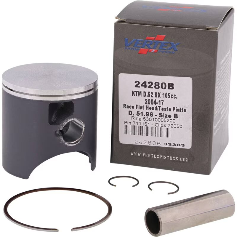 Piston Kit Vertex 52.0 B Fh Race KTM SX 105 04-16, Vertex Flathead Race