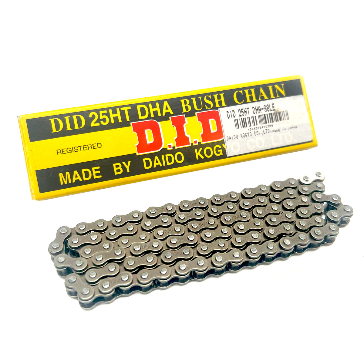 D.I.D Chain Cam Chain 25HTDHA 104L DID, DID-C-25HTDHA104, DID25HTDHA104, Old No. 30-457.DID
