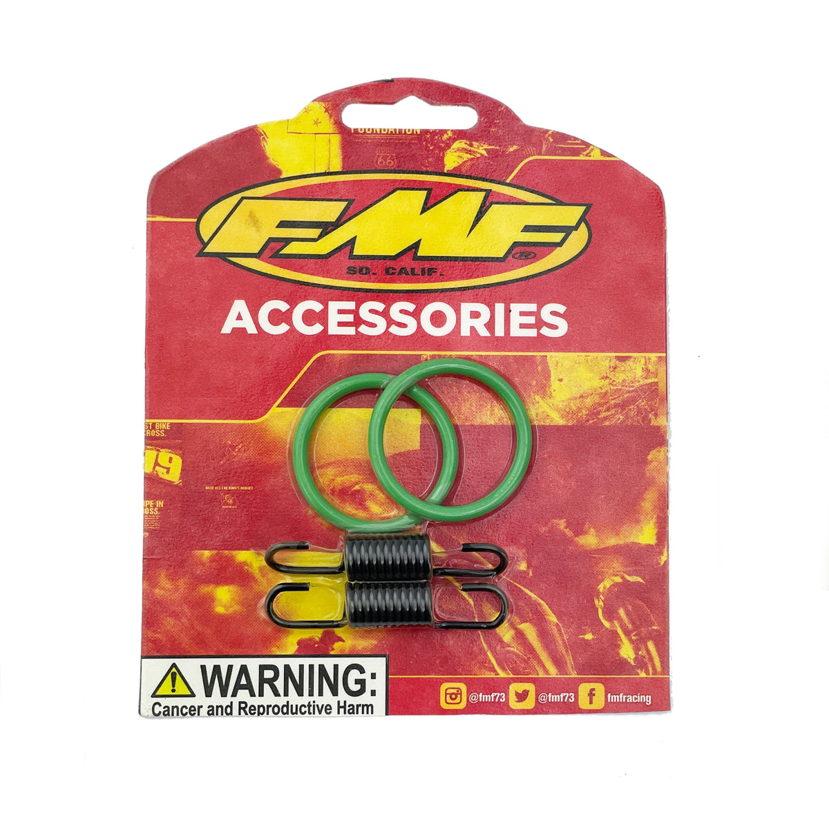 FMF Exhaust Pipe Spring & O-Ring Kit 98-25 Kawasaki Suzuki KX 80 85 100 112 RM - FMF 011310