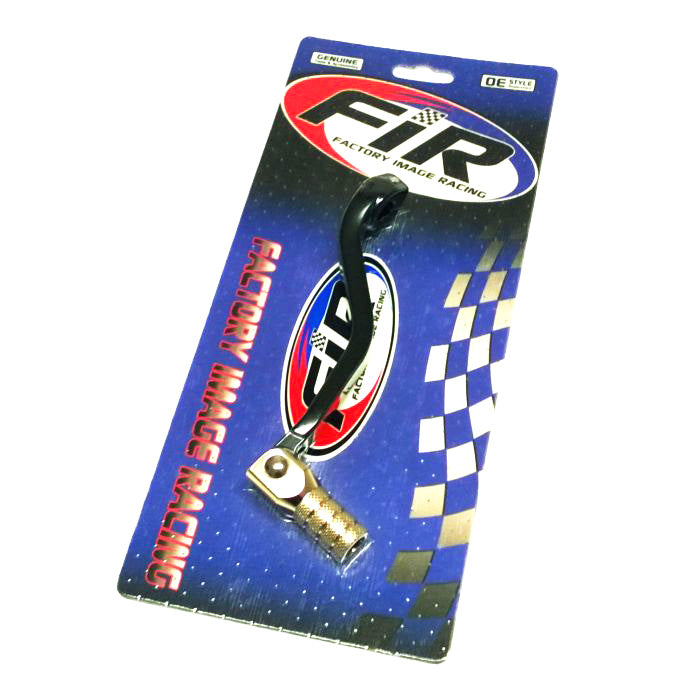 Factory Image Racing Gear Lever Shift KX 60 80 85, Aluminium Forged 13242-1210, FIR Brand, Black & Titanium