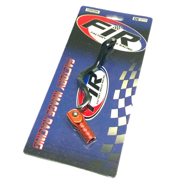 Factory Image Racing Gear Lever Shift KTM 65 SX, Aluminium Forged 46034031100, FIR Brand, Black & Orange