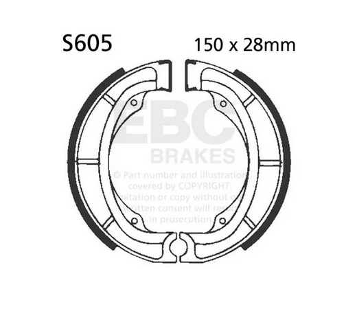 Brake Shoes Kawasaki Suzuki Ebc S605