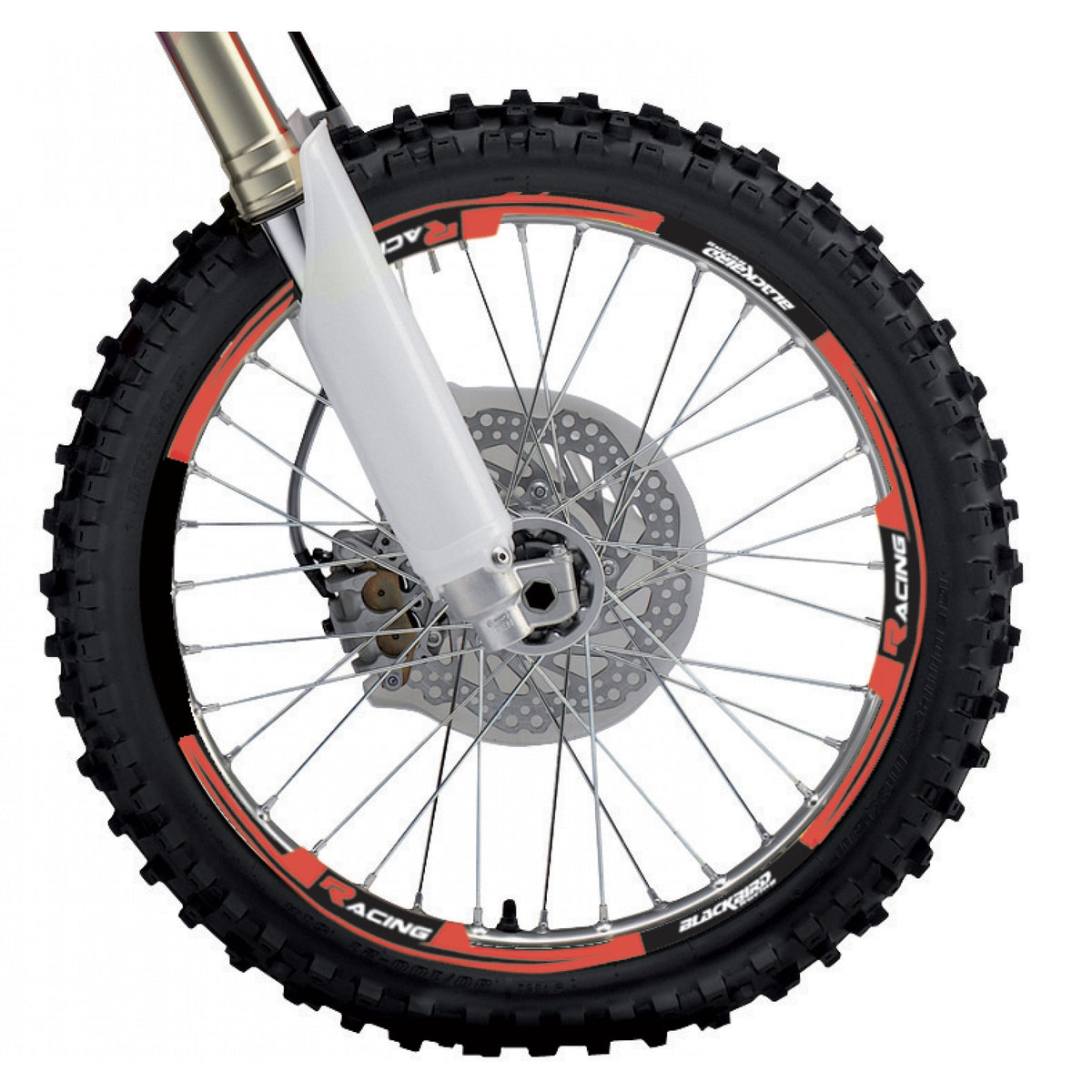 Blackbird Graphics Wing Rim Sticker Red, Blackbird 5088/60