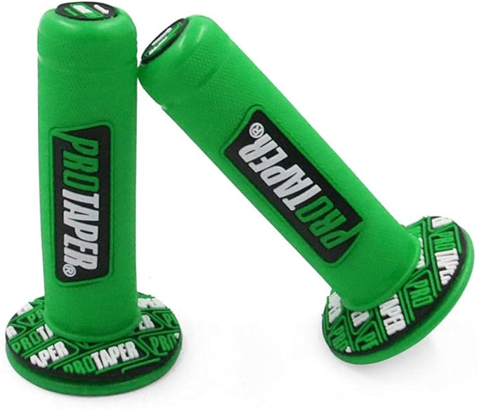 Green Pro Taper Handlebar Grips – Premium Universal 7/8”