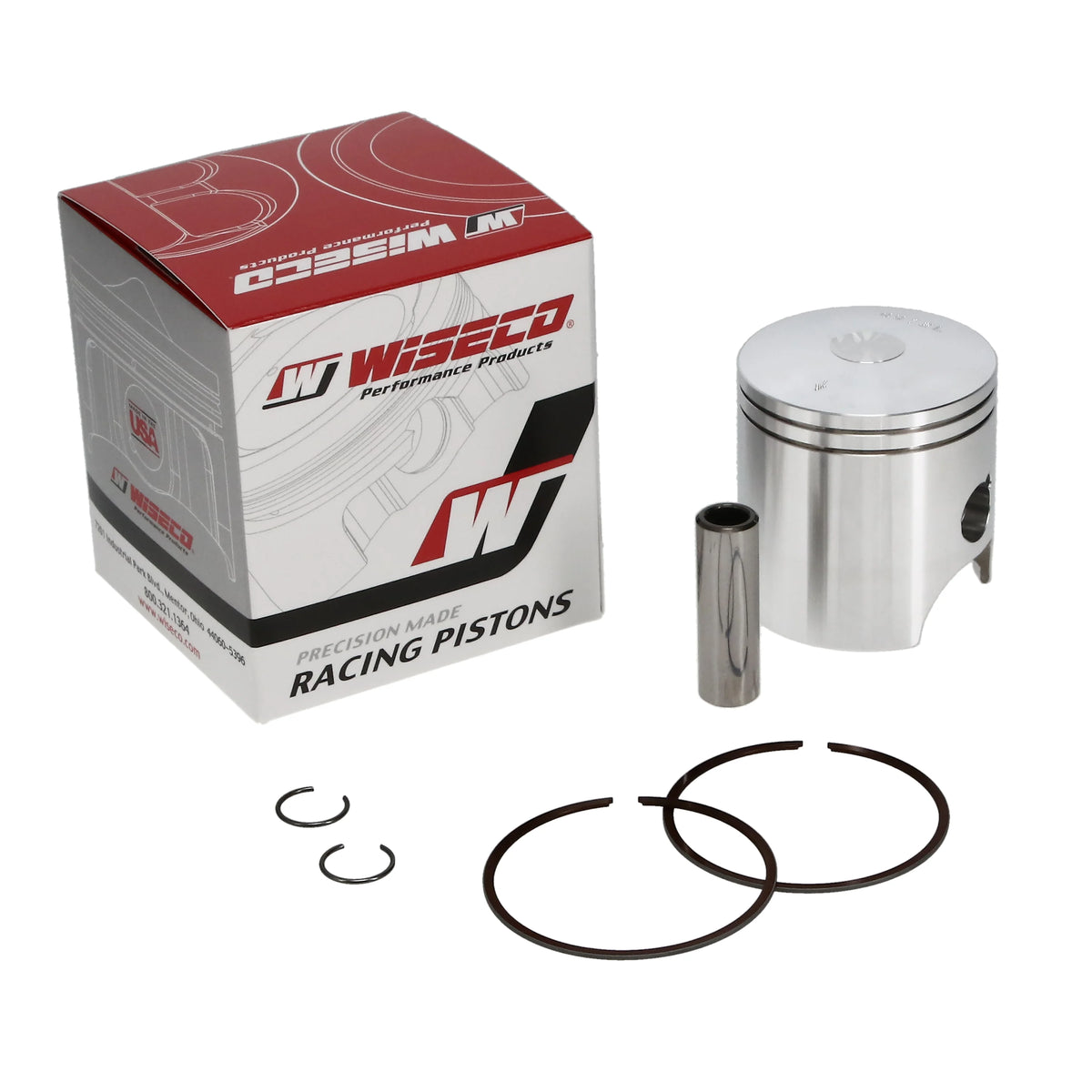 Piston Kit 80-82 CR80 51.50, Wiseco 450M05150 Honda MX