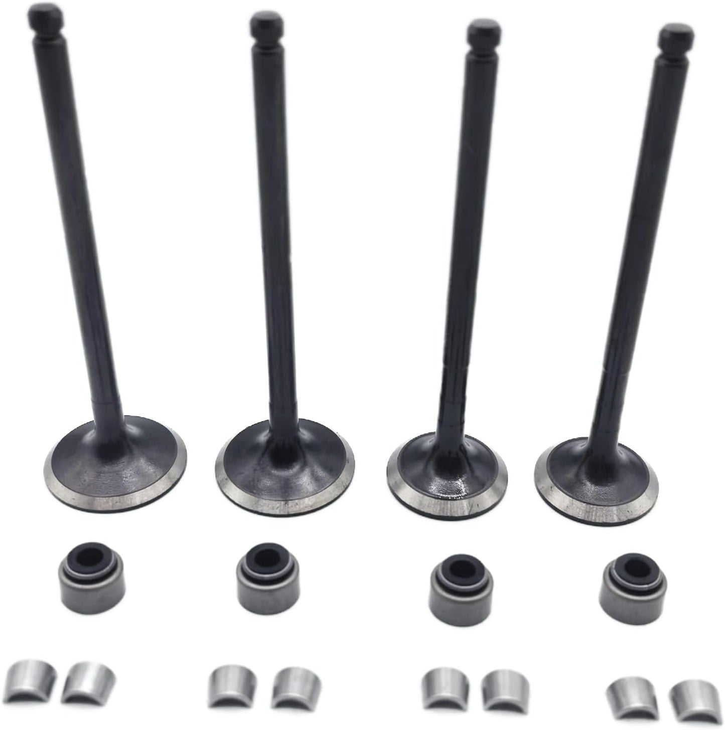 EXHAUST VALVES INLET INTAKE STEM KIT SET 2003-2007 POLARIS RANGER PREDATOR OUTLAW 500