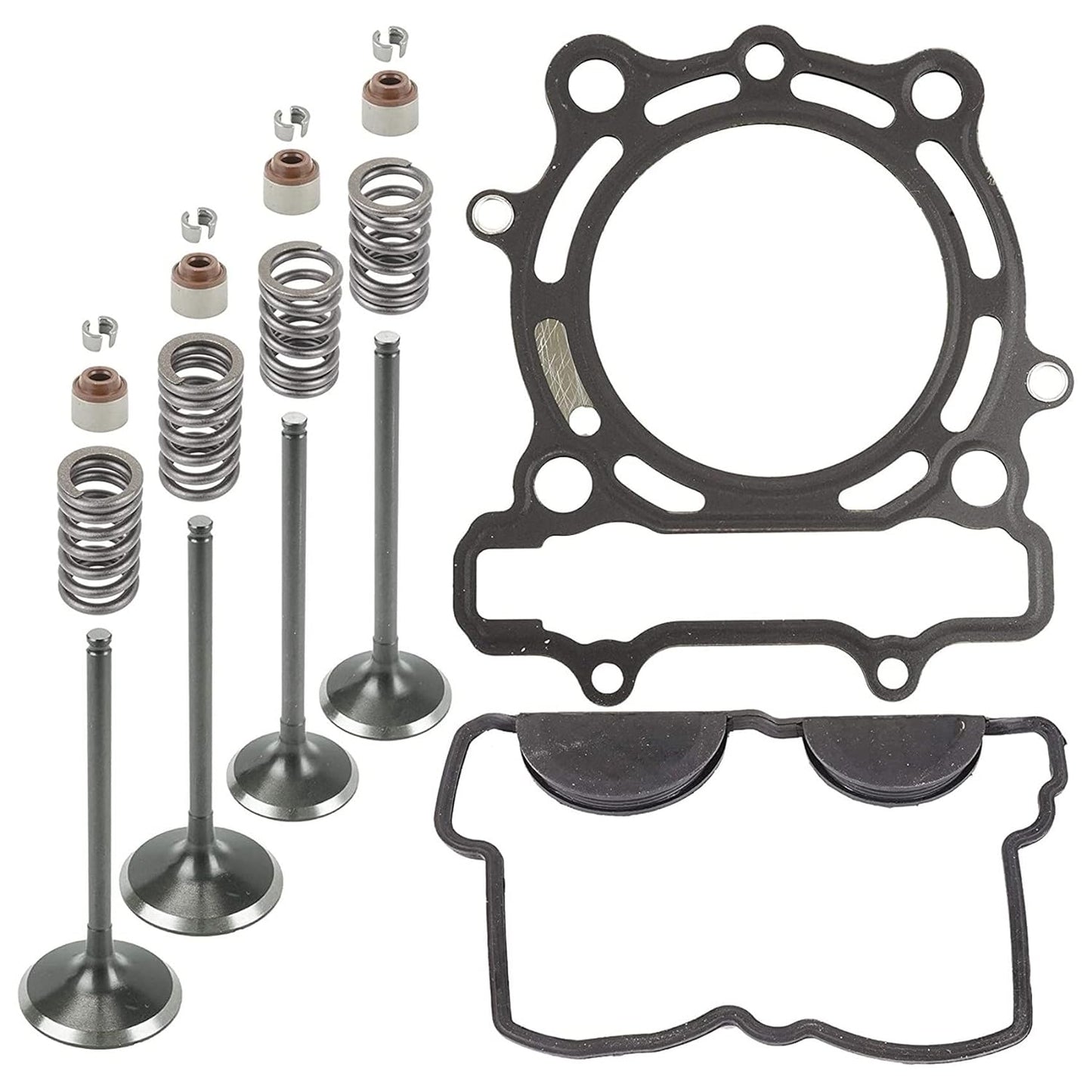 Not available at this time ............... Valve Intake Exhaust Cylinder Springs Head Gasket Kit Kawasaki KX250F 2009-2016
