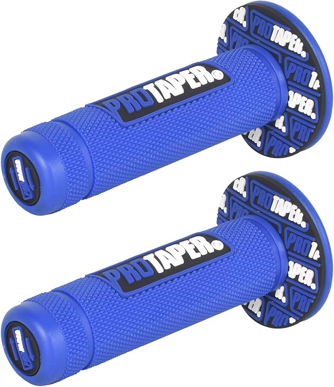 BLUE Pro Taper Handlebar Grips – Premium Universal 7/8”