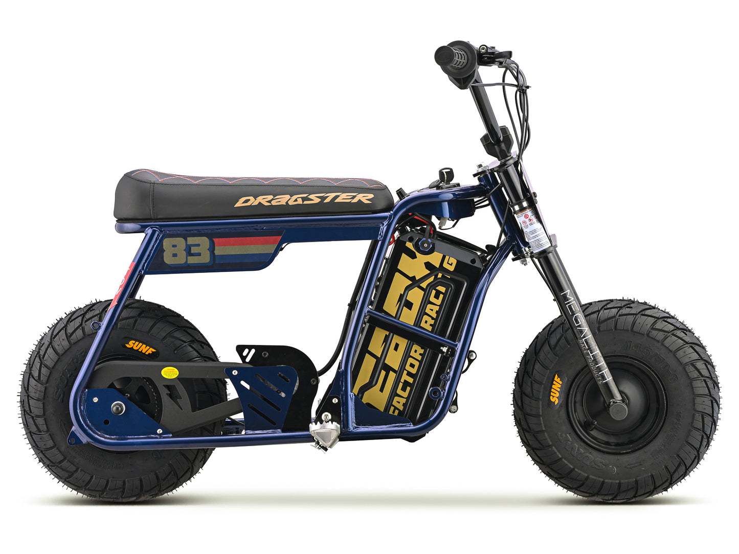 EBOX Dragster 2.0 kW Electric Mini Bike – 2000 W Brushless DC – 60 V 18.2 Ah Lithium – Finance Available