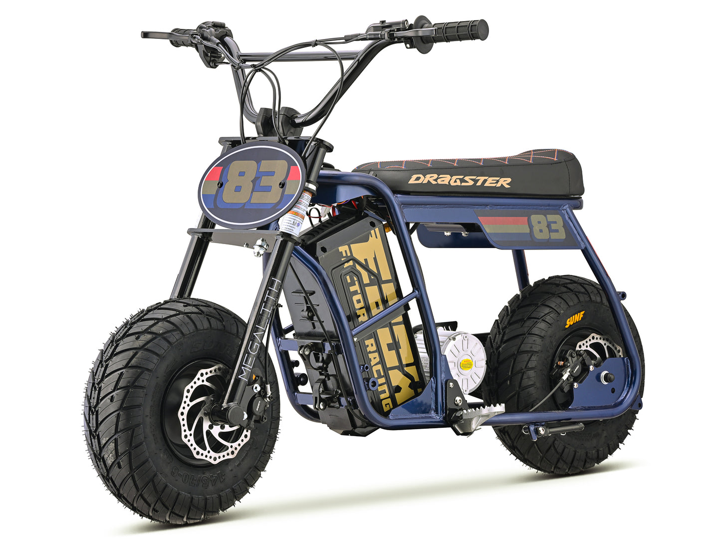 EBOX Dragster 2.0 kW Electric Mini Bike – 2000 W Brushless DC – 60 V 18.2 Ah Lithium – Finance Available