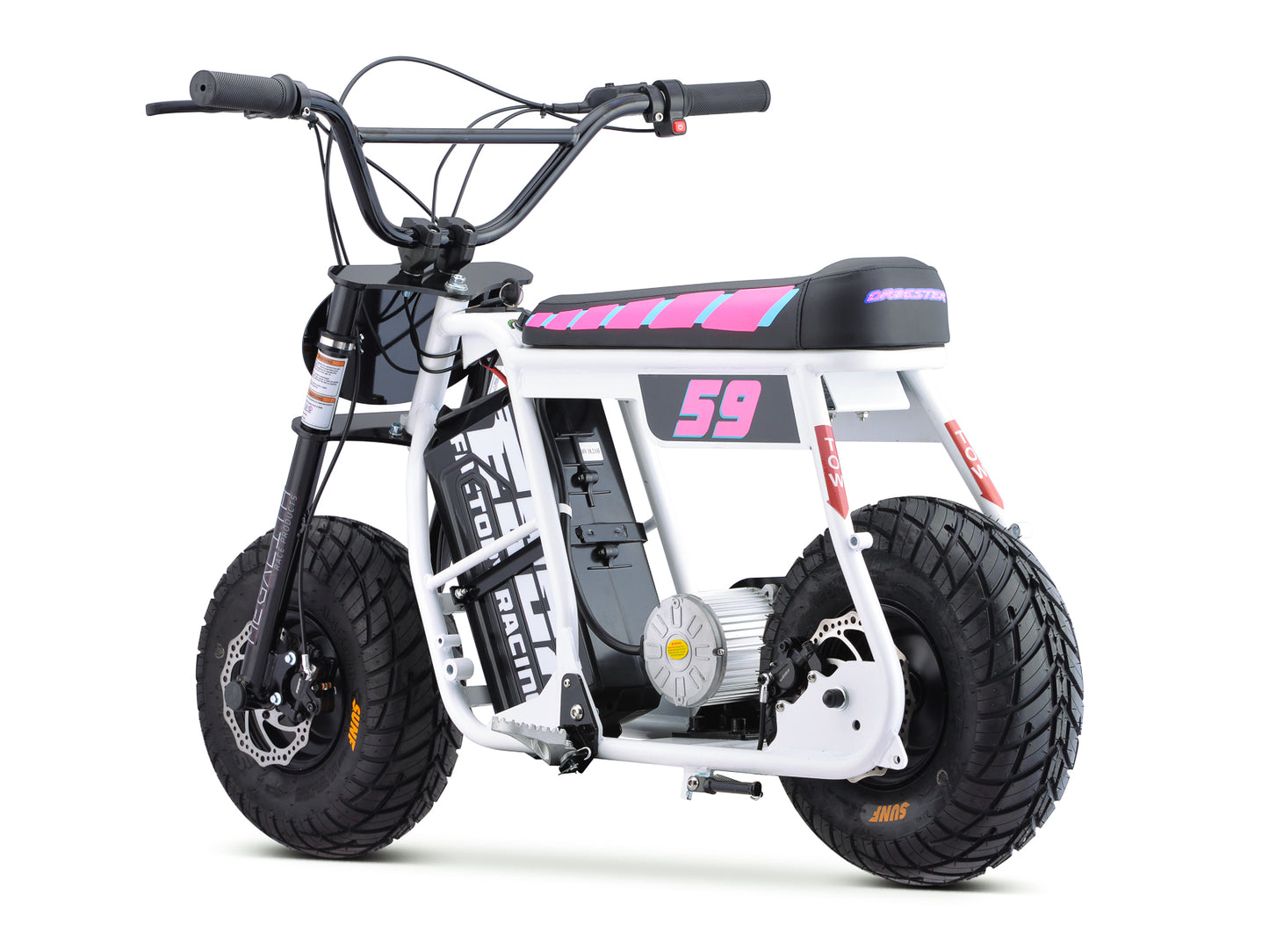 EBOX Dragster 2.0 kW Electric Mini Bike – 2000 W Brushless DC – 60 V 18.2 Ah Lithium – Finance Available