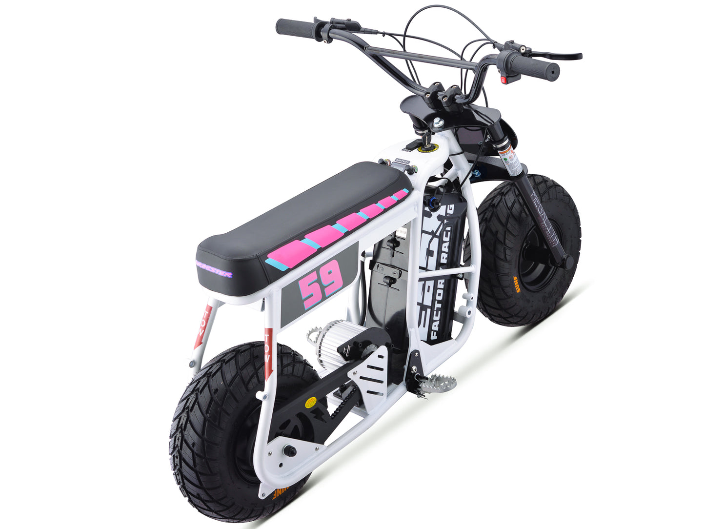 EBOX Dragster 2.0 kW Electric Mini Bike – 2000 W Brushless DC – 60 V 18.2 Ah Lithium – Finance Available