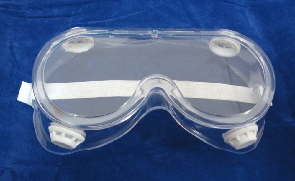 SAFETY GOGGLE CLEAR LENS 1.5mm FOUR AIR VENTS - TOOLZONE KDPSF010