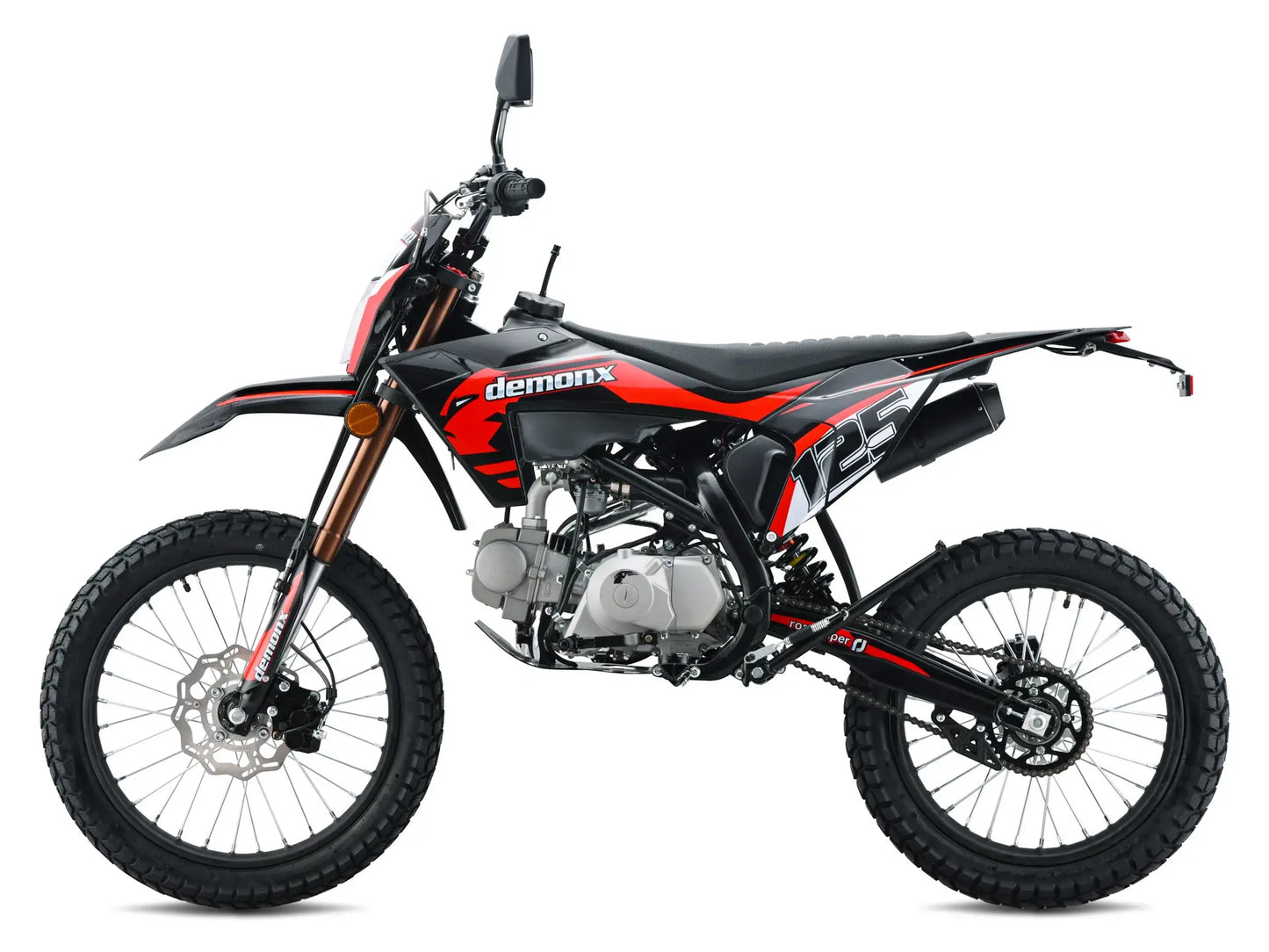 Demon X RoadRipper 125 Road Legal Motorbike | 125cc | Electric Start | 19/17 Wheels