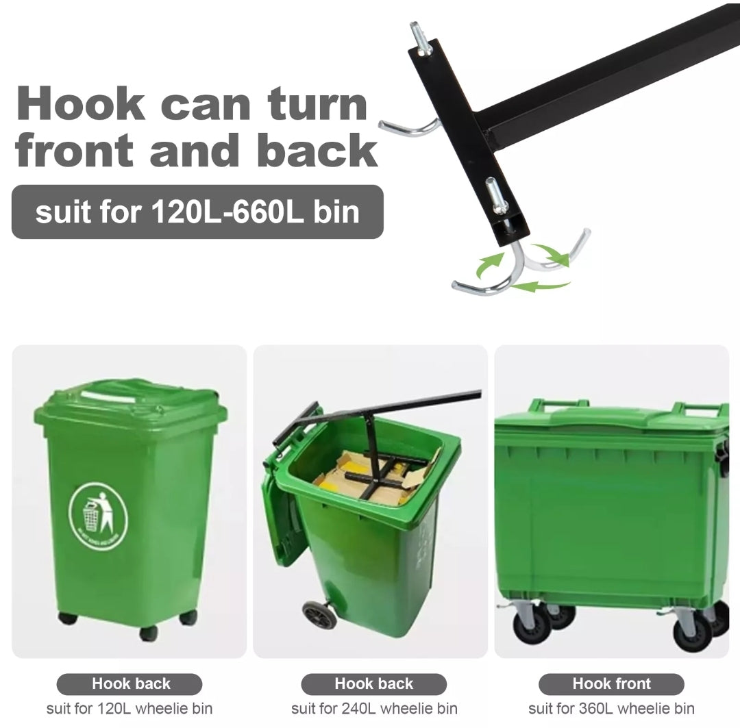 ♻️ Wheelie Bin Compactor – Heavy-Duty Waste Crusher for 120L/240L/360L Bins