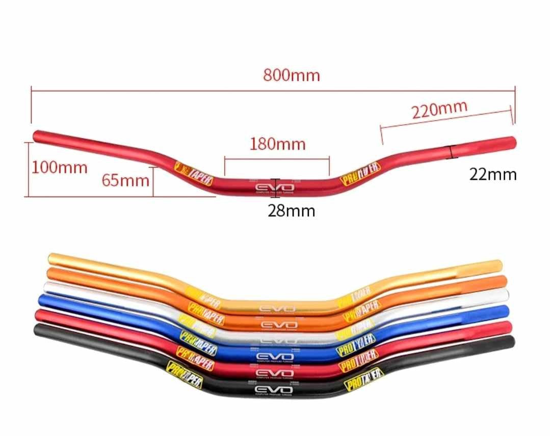 π₯ Pro Taper EVO Premium Handlebars β Gold | 28mm Universal Fit | On-Road & Off-Road Motorcycle Bars