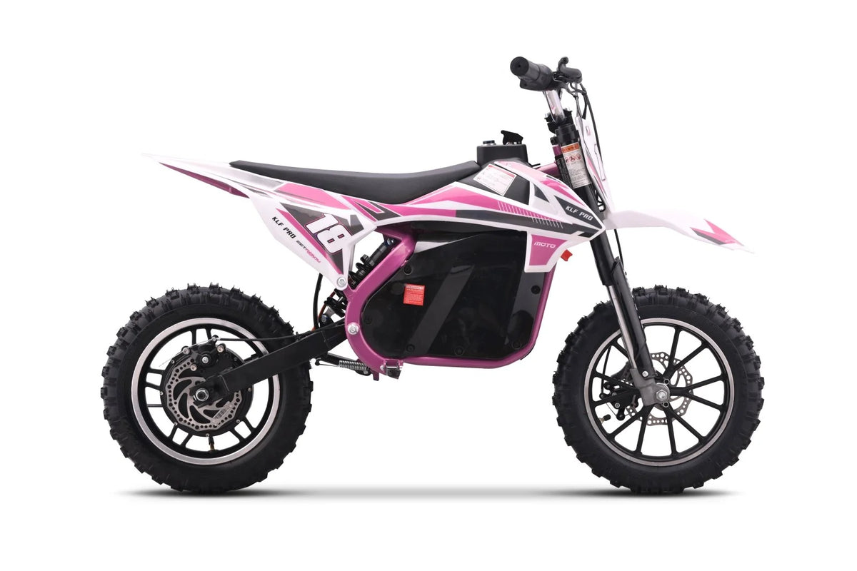 Mini KLF Pro 36V 800W Kids Electric Dirt Bike YELLOW
