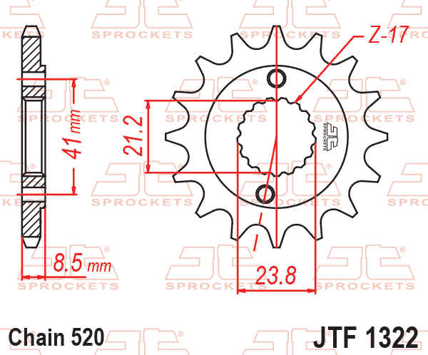Front Sprocket JTF1322.13 520