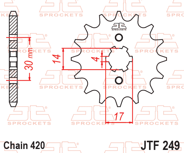 Front Sprocket JTF249.15 420