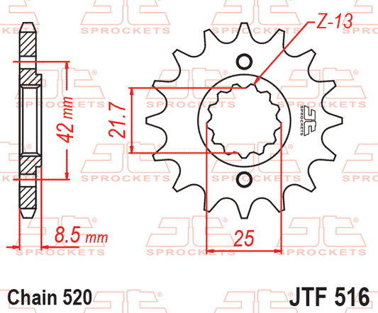 Front Sprocket JTF516.14 Jt