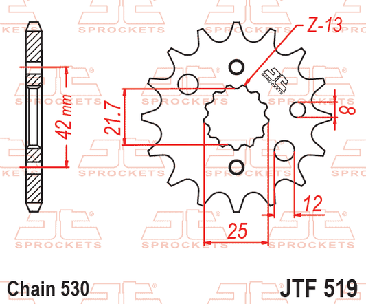 Front Sprocket JTF519.16 Jt