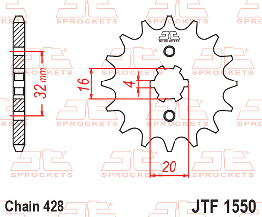 Front Sprocket JTF550.15 Jt