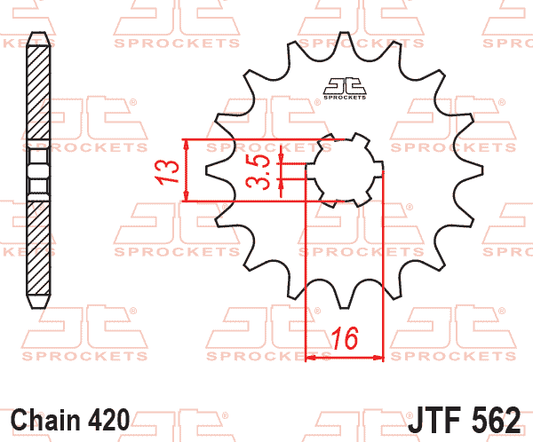 Front Sprocket JTF562.10 Jt