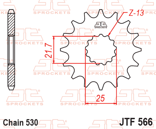 Front Sprocket JTF566.16 Jt