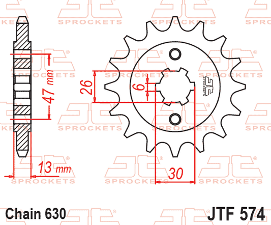 Front Sprocket JTF574.16 Jt
