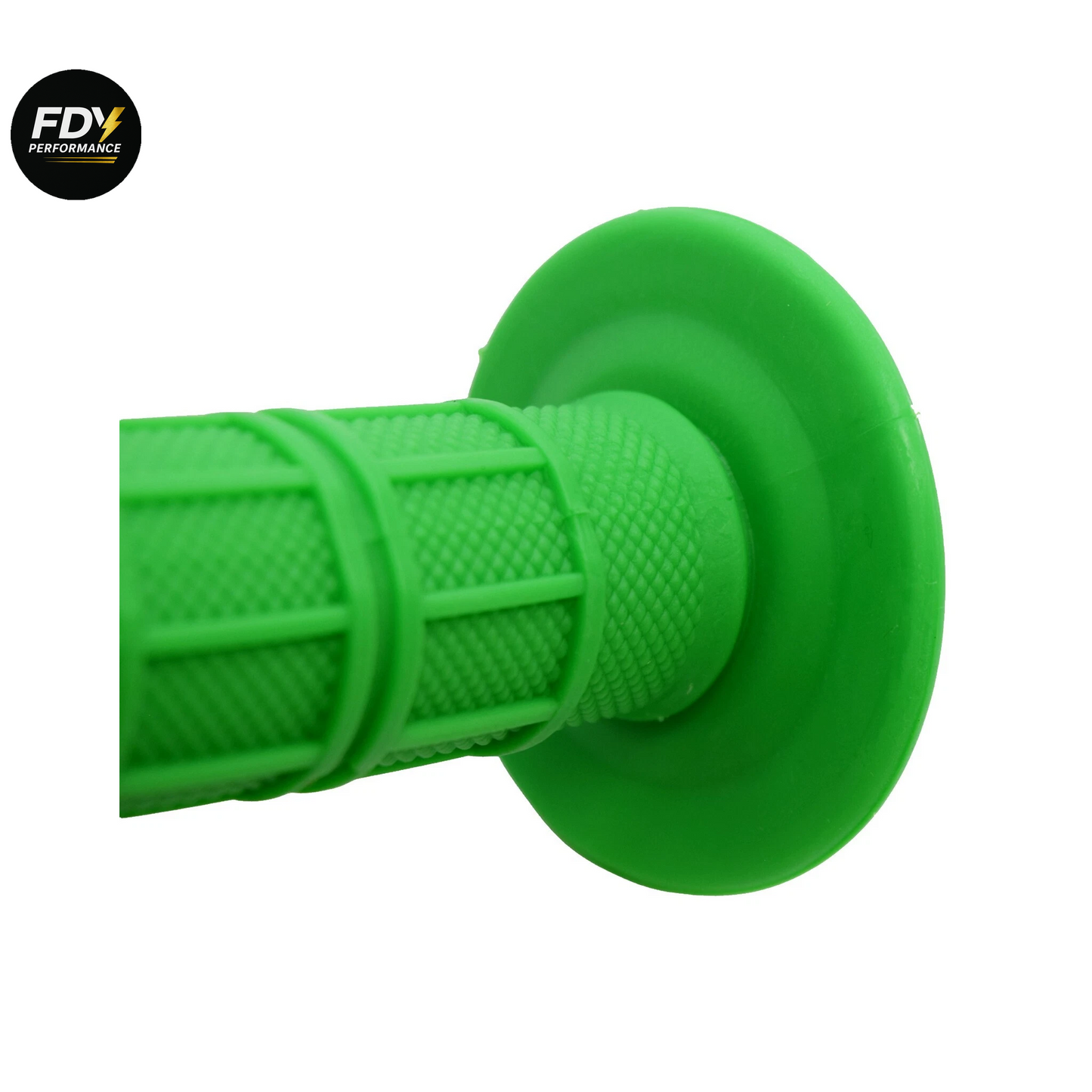 Green Motorbike Handlebar Grips – Premium Quality, Universal Fit, Anti-Vibration, Comfortable Rubber