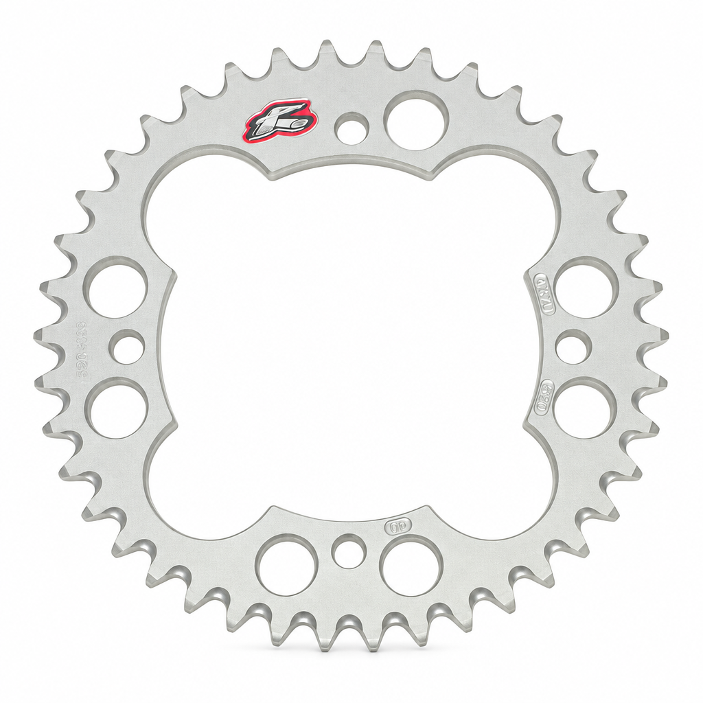 Rear Sprocket Renthal Yam, Ultralite 437U-520-40GBSI Silver