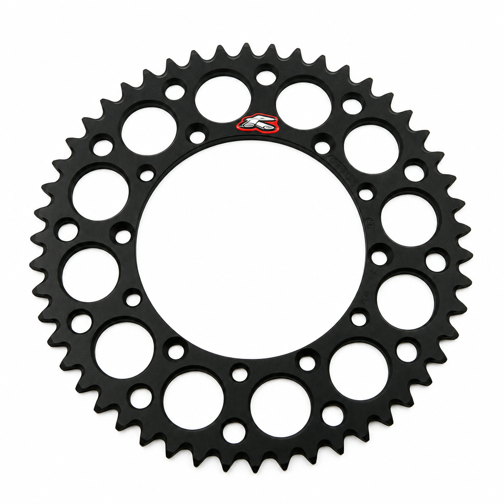 Rear Sprocket Alloy Renthal, Ultralite 112U-520-50GEBK Black, 112U-520-50GEBK