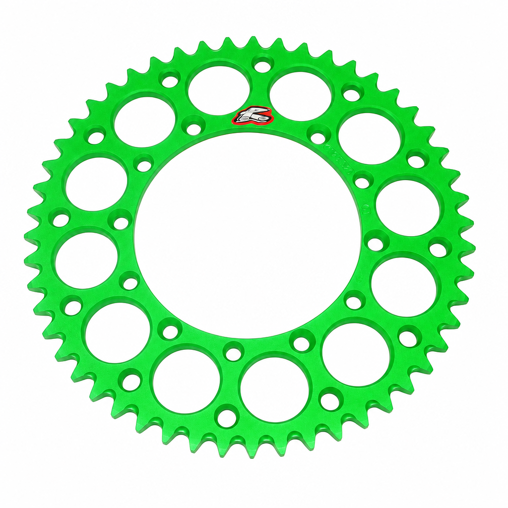 Rear Sprocket Alloy Renthal, Ultralite 112U-520-51GEGN Green, 112U-520-51GEGN