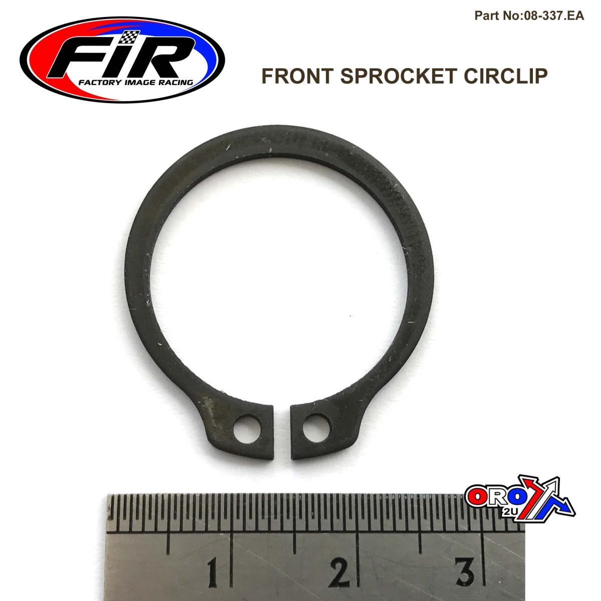 Factory Image Racing Front Sprocket Circlip Each, All Balls 25-6008 /