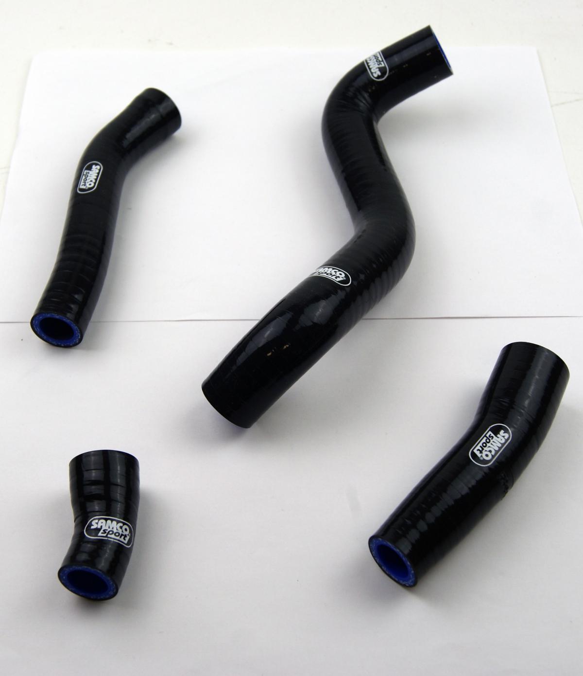 COOLANT HOSE 4 PIECE KIT BLACK KTM HUSQVARNA GAS GAS 250 350 OEM DESIGN SAMCO KTM-107-BK