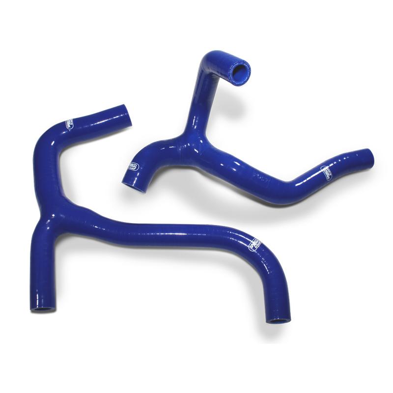 COOLANT HOSE 2 PIECE KIT BLUE 03-04 HONDA 450 CRF R SAMCO SPORT HON-21-BU