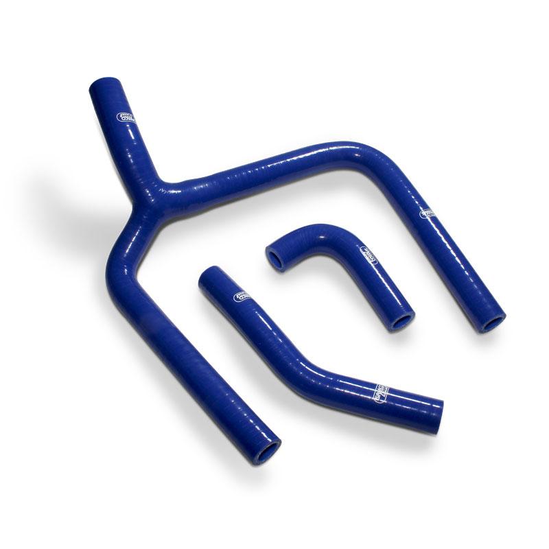 COOLANT HOSE 3 PIECE KIT BLUE 20 KAWASAKI 250 KX F SAMCO SPORT KAW-96-BU