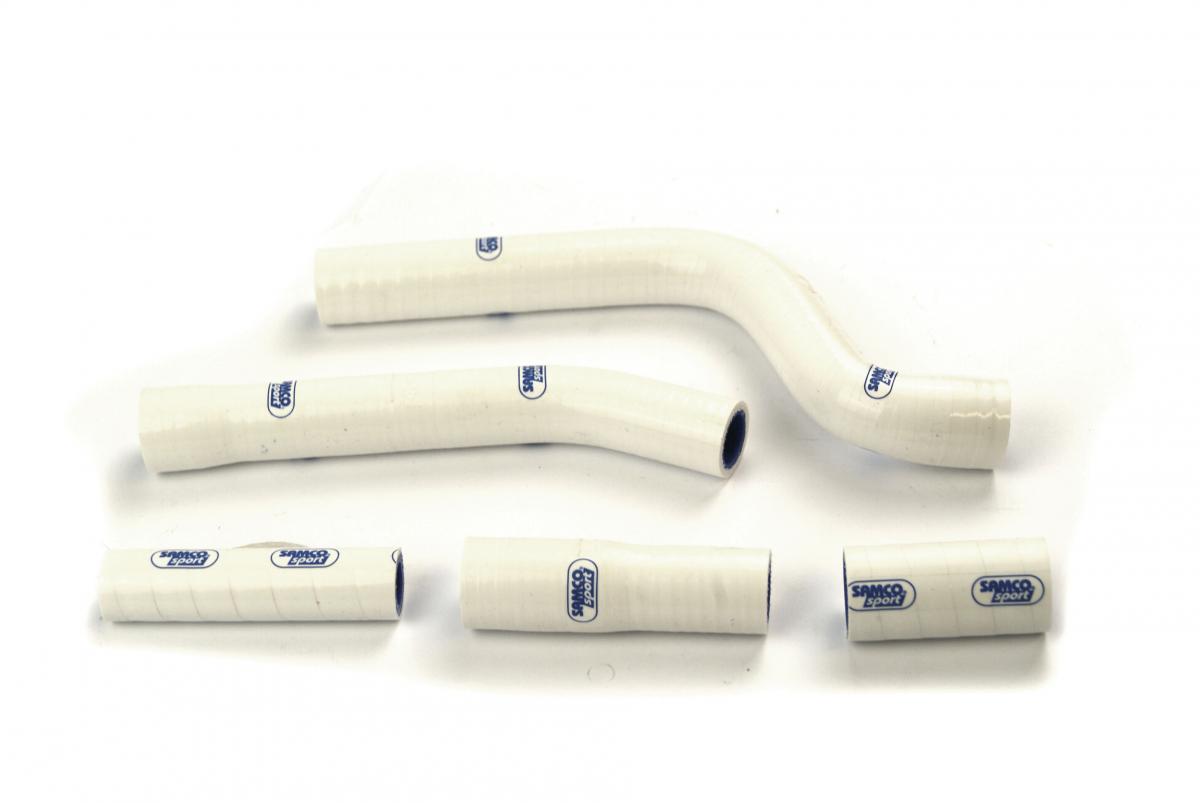 COOLANT HOSE 5 PIECE KIT WHITE 10-13 YAMAHA 250 YZ F OEM DESIGN SAMCO SPORT YAM-57-WH
