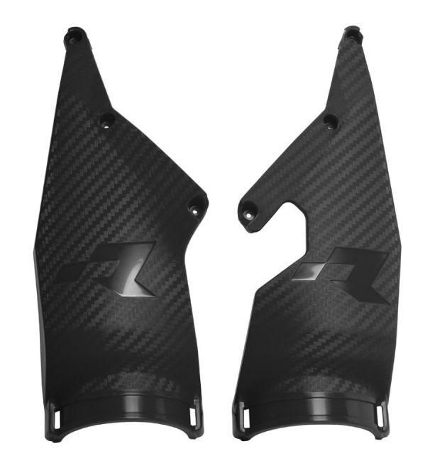 Rtech Plastics Rep. Triple Clamp Protectors 20-24 Beta Black, For MX Number Plate, RTECH R-PRTPIANR0021